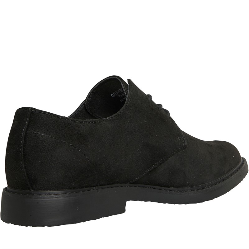 Deakins Mens Grayson Shoes Black Mono