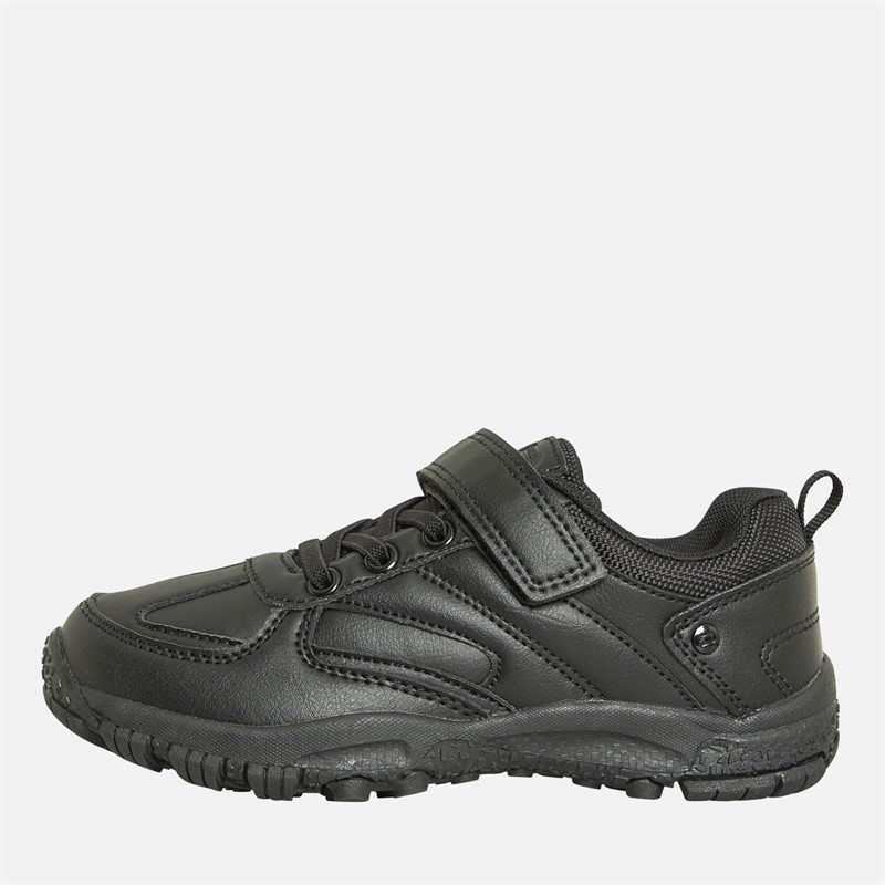 Deakins Junior Boys Alfa Velcro Shoes Black