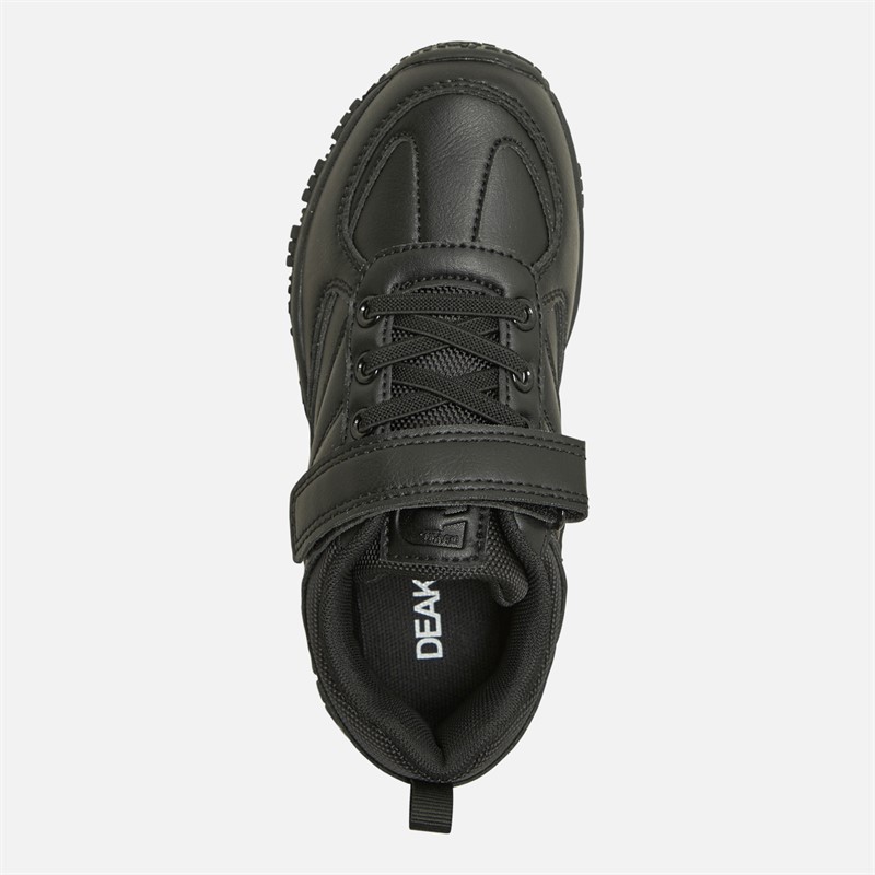 Deakins Junior Boys Alfa Velcro Shoes Black