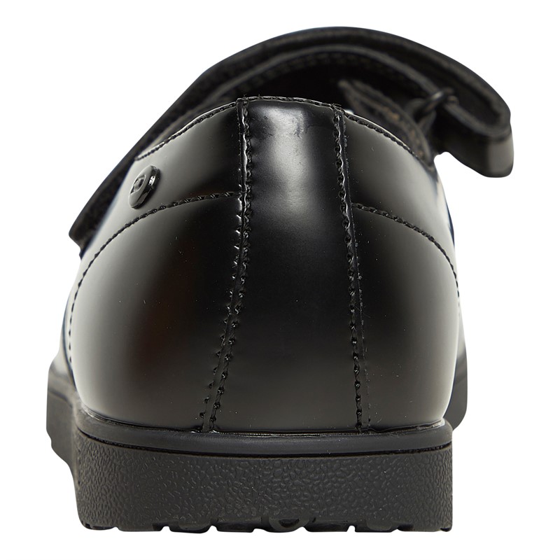 Deakins Junior Girls Devon Mary Jane Shoes Black