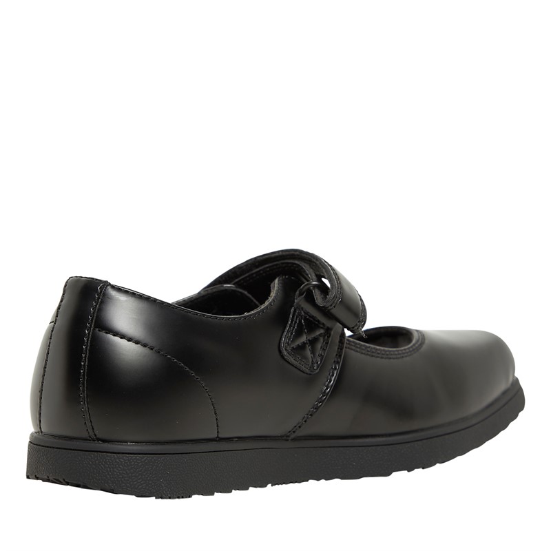 Deakins Junior Girls Devon Mary Jane Shoes Black