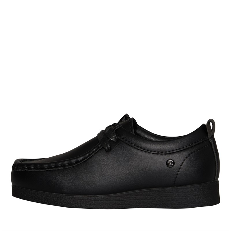 Deakins Junior Boys Hudson Shoes Black