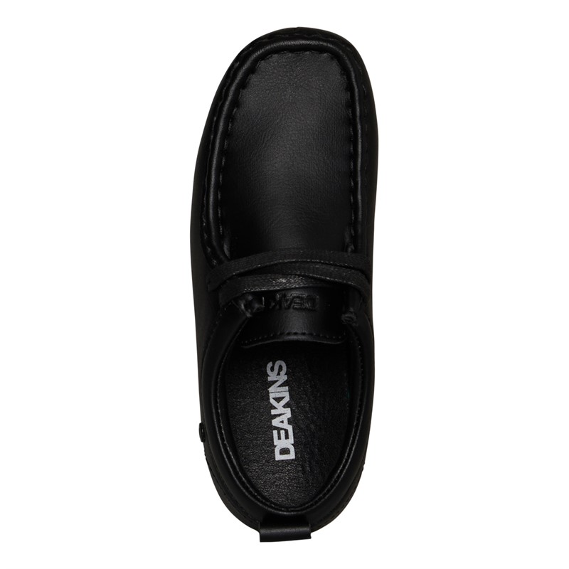 Deakins Junior Boys Hudson Shoes Black