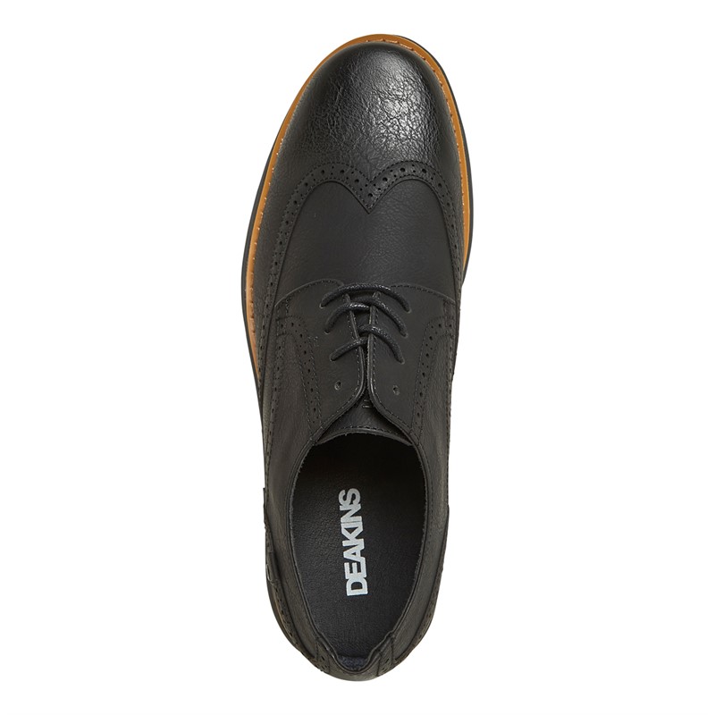 Deakins Herresko Karl Brogues Sort/Antracit