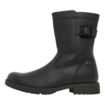 Deakins Mens Chad Biker Boots Black