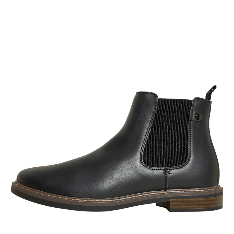 Deakins Mens Del Chelsea Boots Black