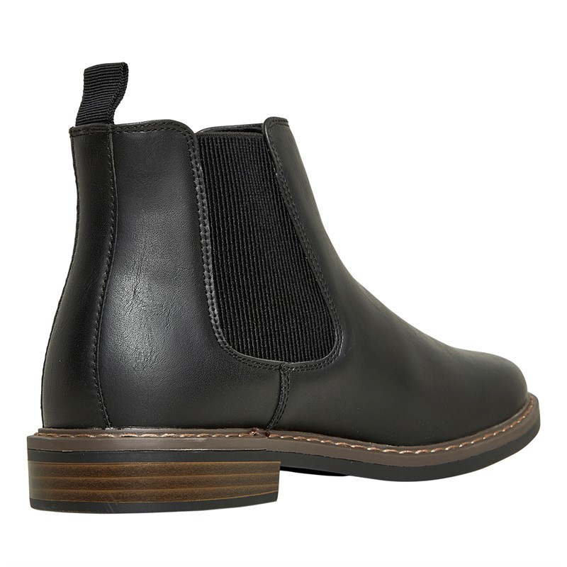 Deakins Mens Del Chelsea Boots Black