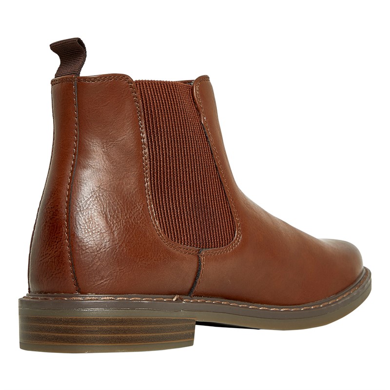 Deakins Mens Del Chelsea Boots Brown