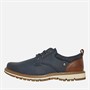 Deakins Mens Cambridge Shoes Navy/Tan