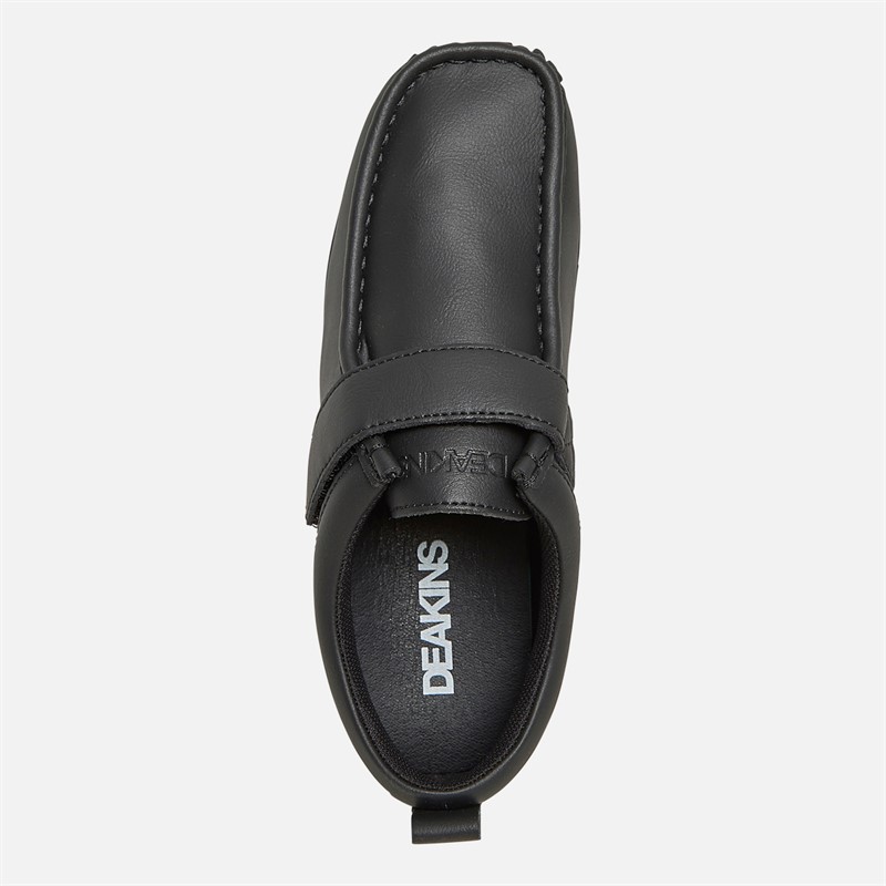 Deakins Boys Hudson Velcro Shoes Black