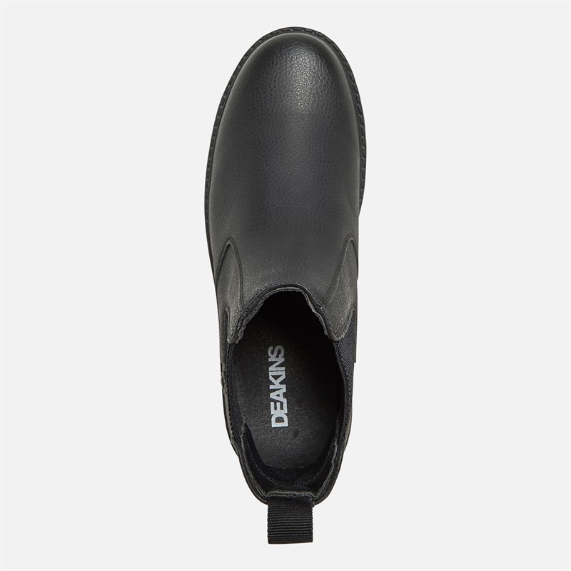 Deakins Mens Silo Chelsea Boots Black