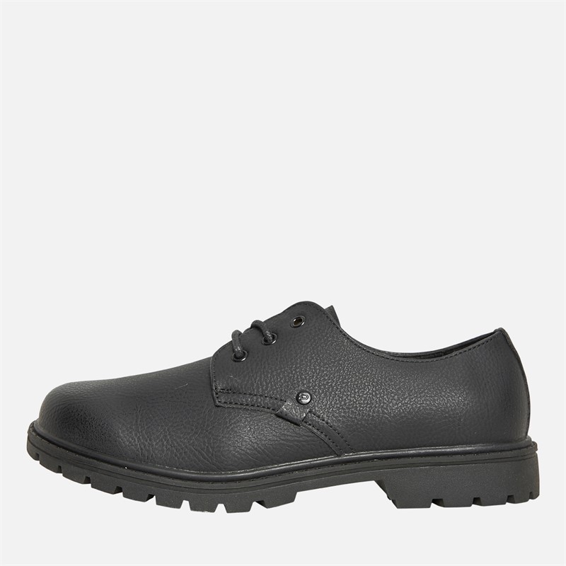 Deakins Mens Bronx Derby Shoes Black - Size 9