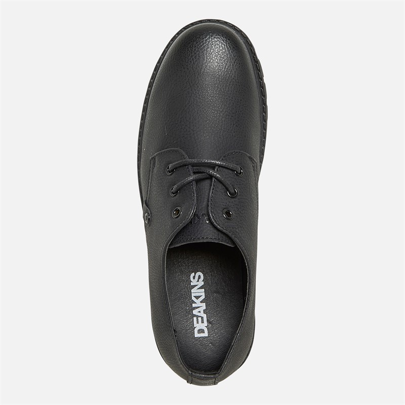 Deakins Mens Bronx Derby Shoes Black