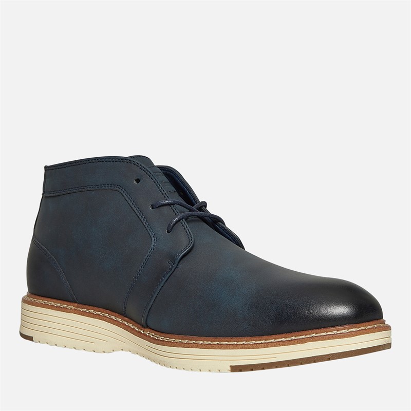 Deakins Mens Cooper Chukka Boots Navy