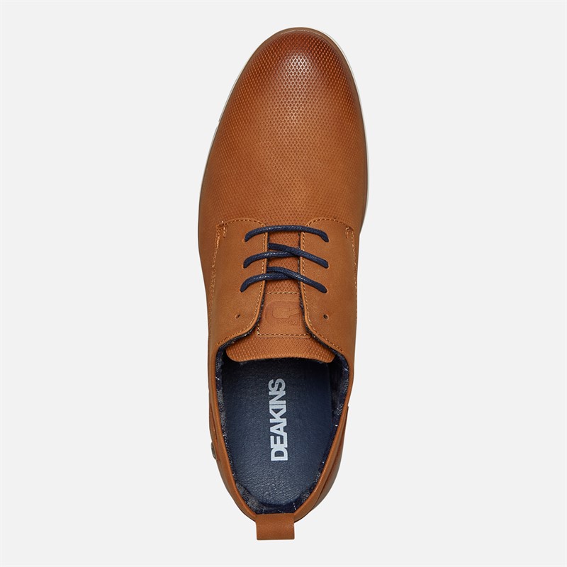 Deakins Mens Baptiste Shoes Tan/Navy