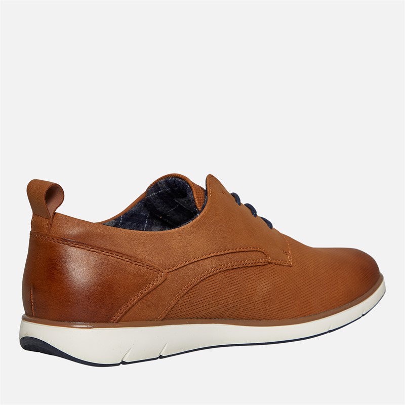 Deakins Mens Baptiste Shoes Tan/Navy