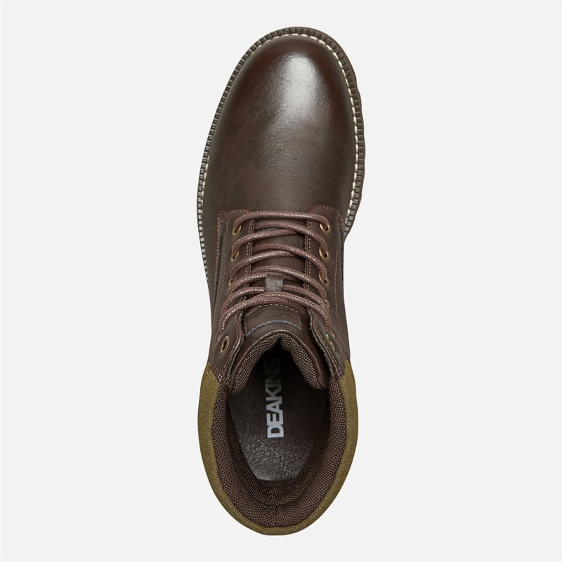 Deakins Mens Trail Boots Mid Brown