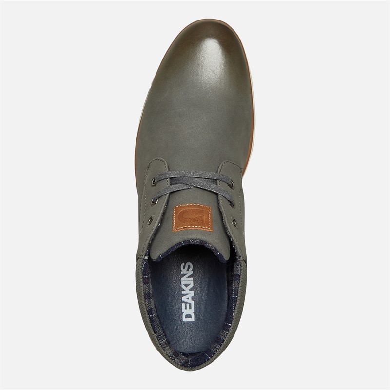 Deakins Mens Meanwood Chukka Boots Charcoal/Tan
