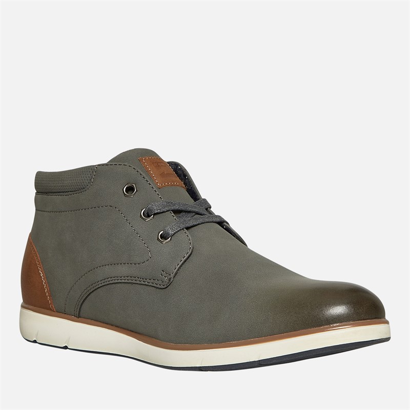 Deakins Mens Meanwood Chukka Boots Charcoal/Tan
