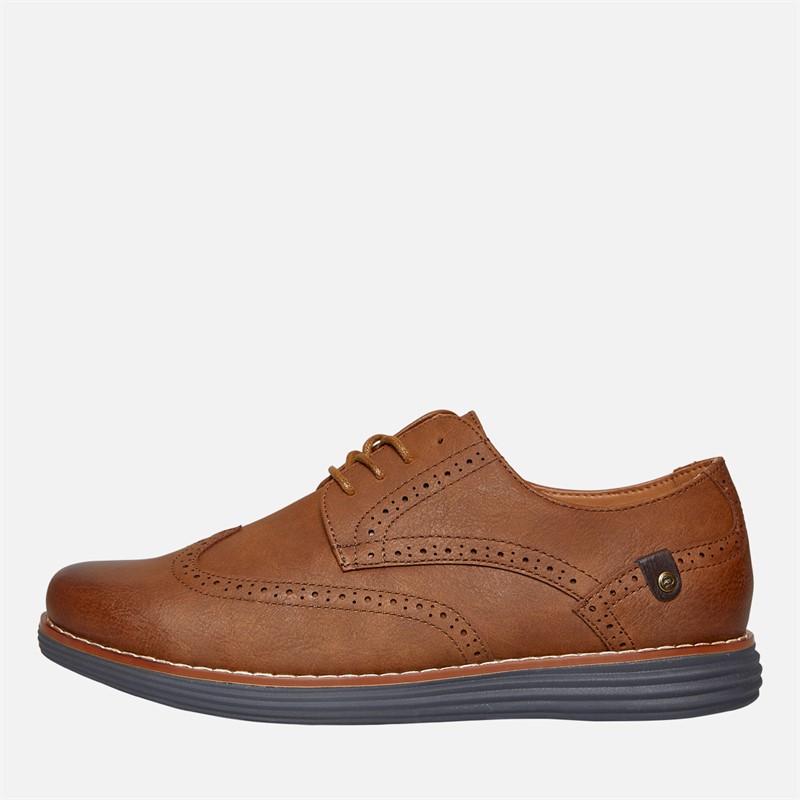 Deakins Mens Karl Brogue Shoes Tan/Brown