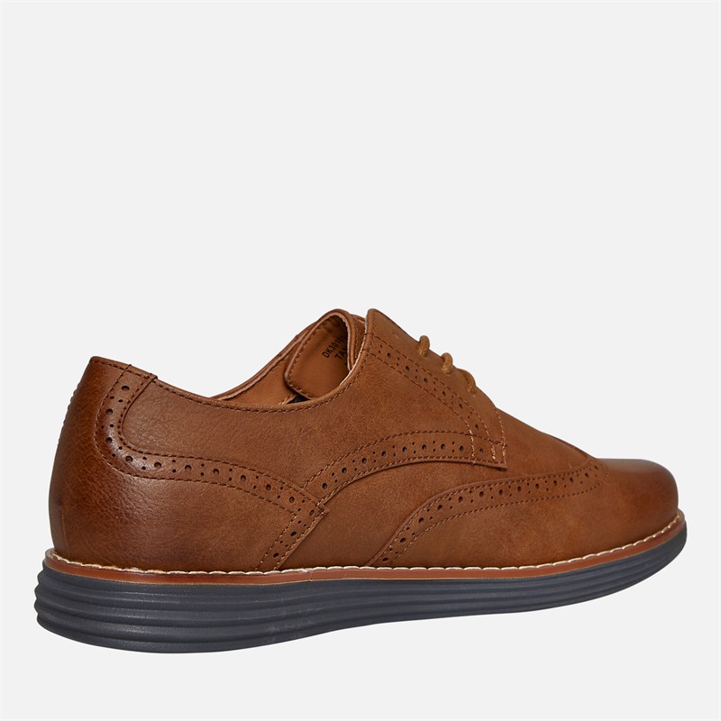 Deakins Mens Karl Brogue Shoes Tan/Brown
