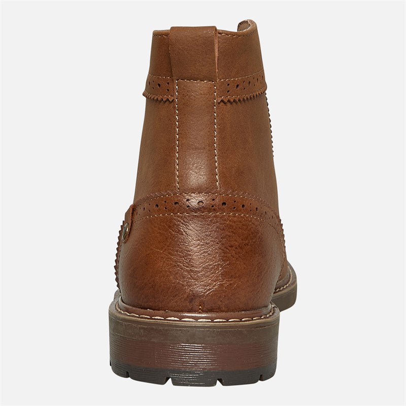 Deakins Mens Brooks Brogue Boots Tan