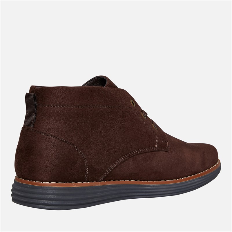Deakins Mens Sanderson Chukka Boots Brown Suede