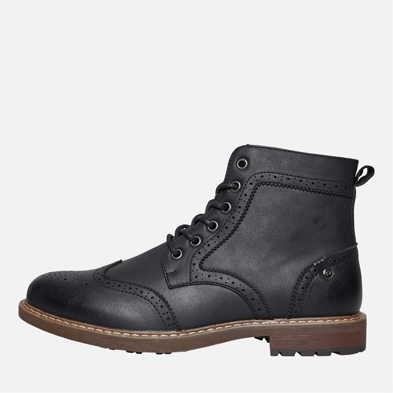 Deakins Mens Brooks Brogue Boots Black