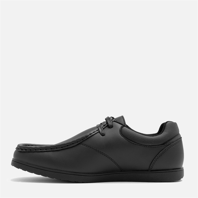Deakins Mens Neon 2 Eyelet Lace Up Shoes Black