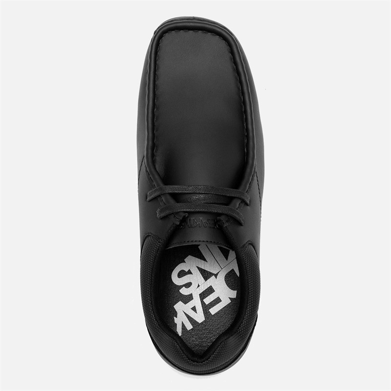 Deakins Mens Neon 2 Eyelet Lace Up Shoes Black