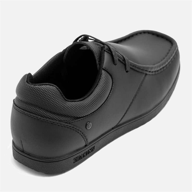 Deakins Mens Neon 2 Eyelet Lace Up Shoes Black