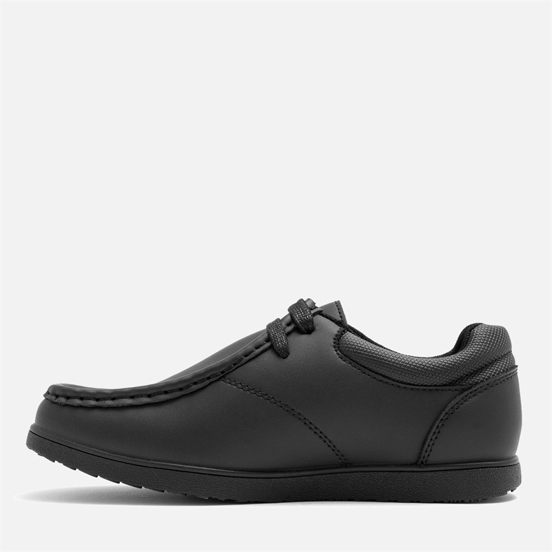 Deakins Boys Junior 2 Eyelet Lace Up Shoes Black