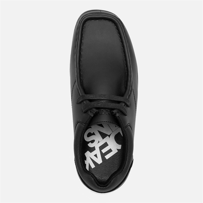 Deakins Boys Junior 2 Eyelet Lace Up Shoes Black
