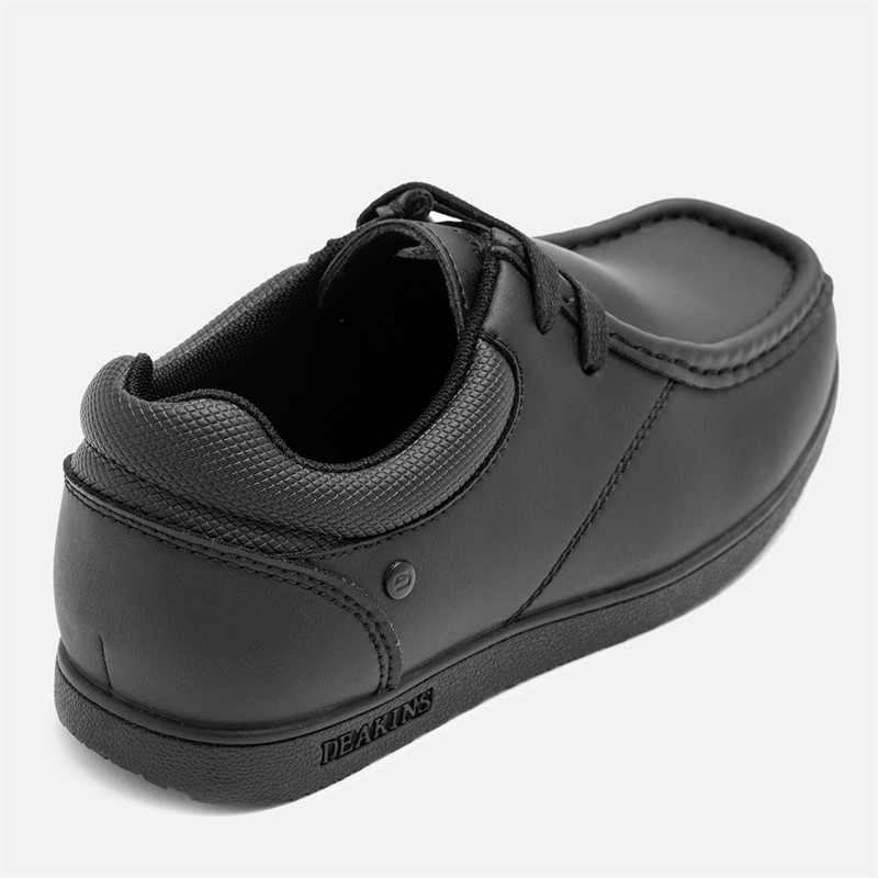 Deakins Boys Junior 2 Eyelet Lace Up Shoes Black