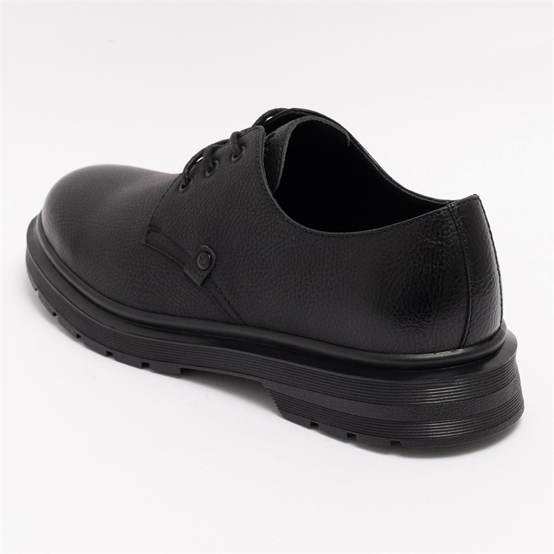 Deakins Mens Holland Derby Shoes Black