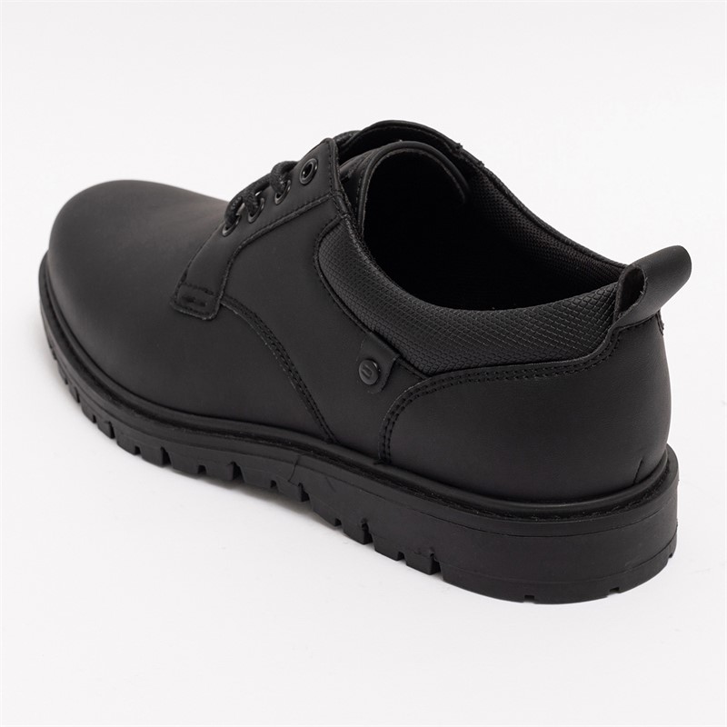 Deakins Junior Boys Cambridge Shoes Black