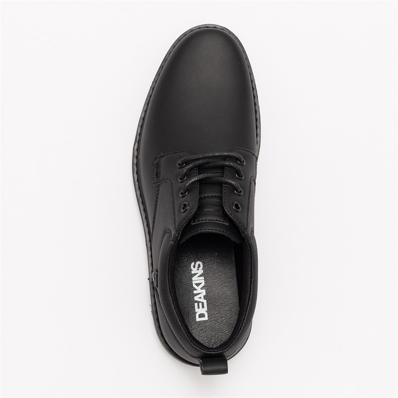 Deakins Junior Boys Cambridge Shoes Black