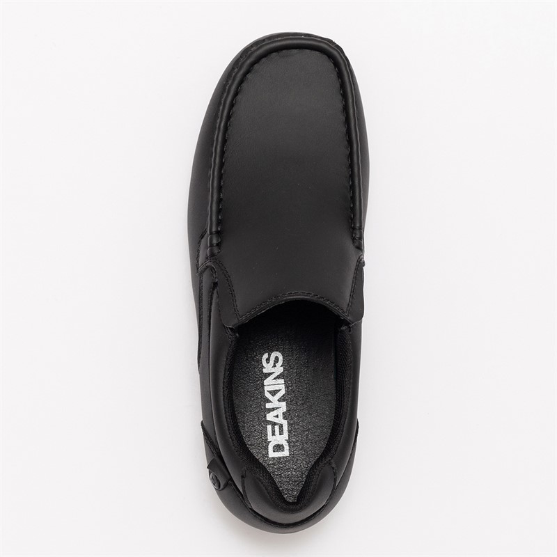 Deakins Junior Boys Pacific Slip-On Shoes Black