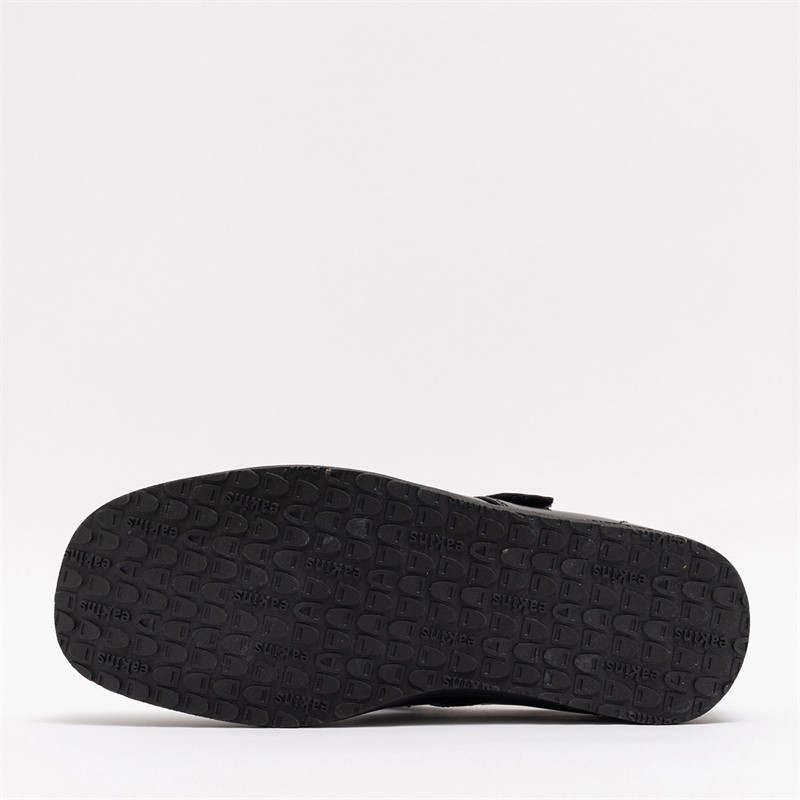 Deakins Junior Girls Devon Mary Jane Bow Shoes Black