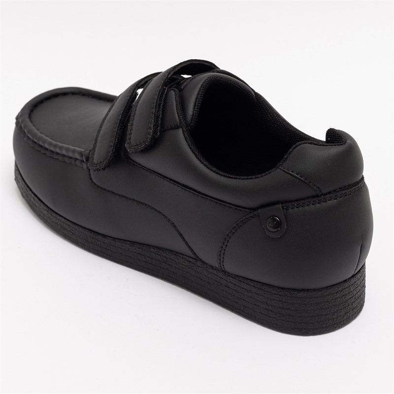 Deakins Junior Boys Pacific Velcro Shoes Black