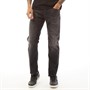 Diesel Heren Waykee R8AM7 Straight Fit Jeans Vervaagd Zwart