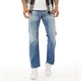 Diesel Heren Larkee 081AS Fit Straight Fit Jeans Blauw