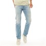 Diesel Heren Waykee R48CU Fit Straight Fit Jeans Blauw