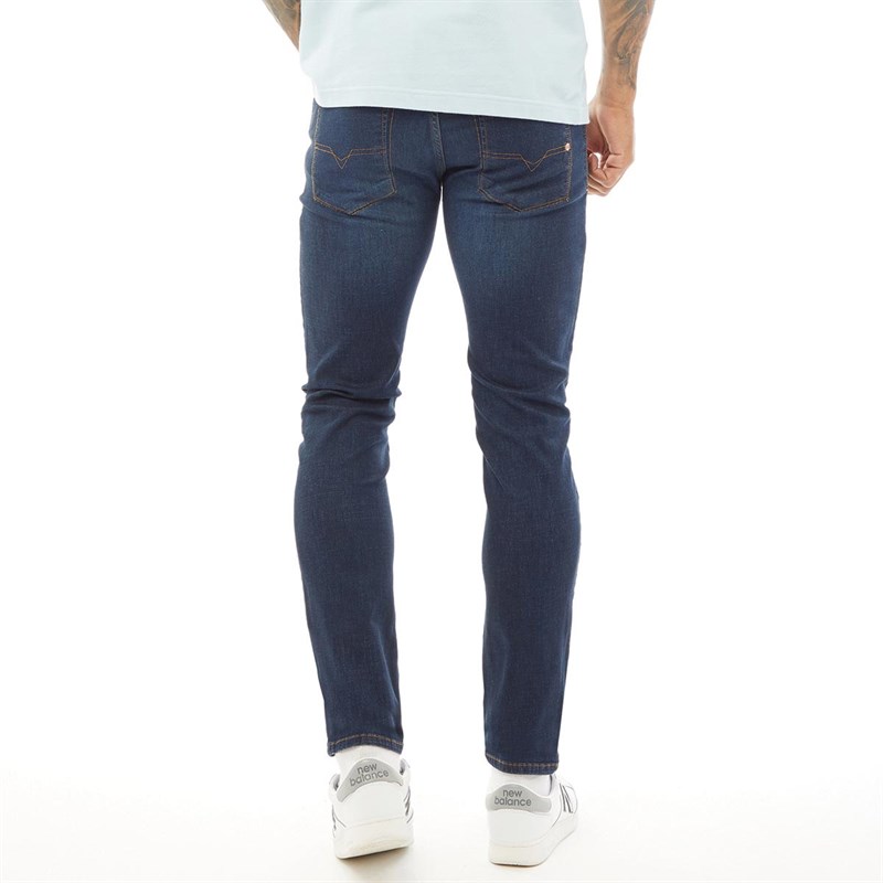 Buy Diesel Mens Sleenker C84RI Skinny Fit Jeans Blue