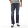 Diesel Heren Larkee 087AS Straight Fit Jeans Donker Indigo