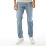 Diesel Heren Larkee 081Al Straight Fit Jeans Lichtblauw