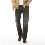 Diesel Herren Larkee 087AM Jeans mit geradem Bein Schwarz
