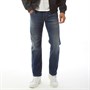 Diesel Heren Larkee 087AW Straight Fit Jeans Blauw