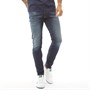 Diesel Herren D Strukt 009GQ Jeans in Slim Passform Dunkelnavy
