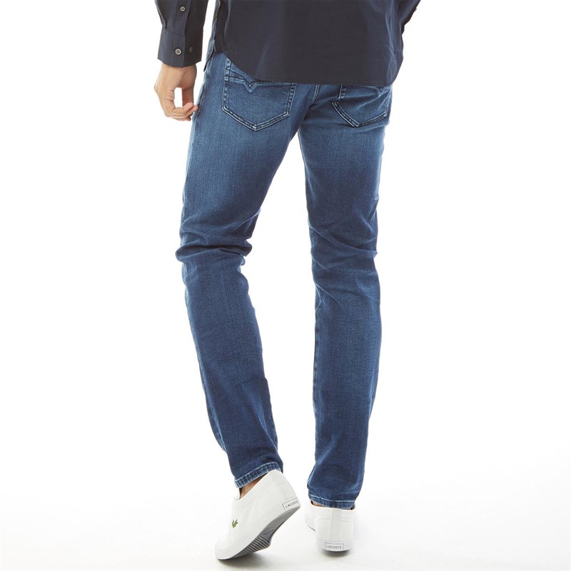 Diesel Jean Fuselé D Bazer 0095N Homme Bleu Denim